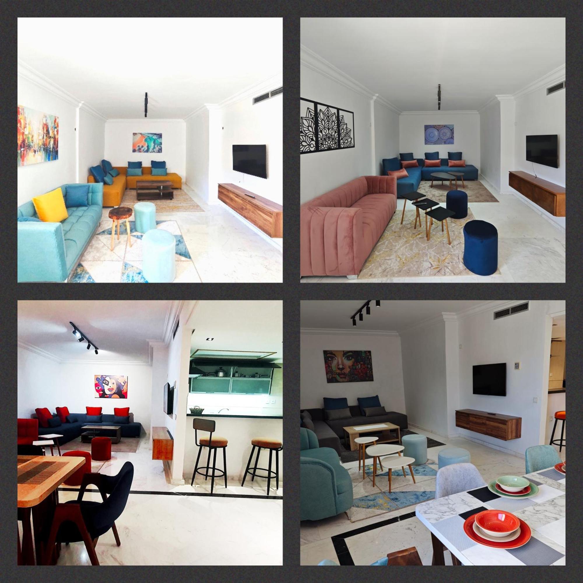 Holiday Apartments In Tanger Boulevard Bagian luar foto
